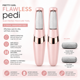 Pretty Girl Flawless Pedi Electronic Pedicure Tool – Rechargeable Foot Care Device