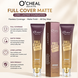 O'Cheal Skin Active Full Cover Matte Foundation Long Lasting Full Coverage Liquid Foundation