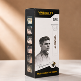 Vintage T9 Professional Hair Trimmer | Cordless T-Blade Hair Clipper for Men