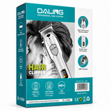 DALING DL-1772 Professional Cordless Hair & Beard Trimmer | Rechargeable T-Blade Hair Clipper with LED Display