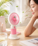 Mini USB Rechargeable Handheld Fans with Charging Stand | Portable Desk Fans