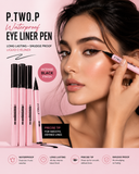 P.TWO.P Waterproof Eye Liner Pen – Long Lasting Smudge Proof Liquid Eyeliner