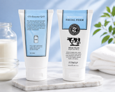 P.TWO.P Co-Enzyme Q10 Whitening Facial Foam Milk Plus Bright & White Face Wash 100ml