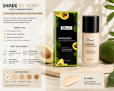 O'Cheal Avocado Moisturizing Liquid Foundation Hydrating Full Coverage Natural Makeup