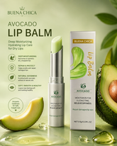 Buena Chica Avocado Lip Balm Deep Moisturizing Hydrating Lip Care for Dry Lips