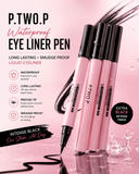 P.TWO.P Waterproof Eye Liner Pen – Long Lasting Smudge Proof Liquid Eyeliner