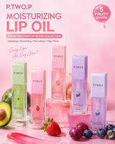 P.TWO.P Moisturizing Lip Oil – Hydrating Fruit Lip Gloss Collection