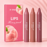 P.TWO.P Avocado Lip Crayon Bundle Long Lasting Moisturizing Lipstick Set