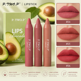 P.TWO.P Avocado Lip Crayon Bundle Long Lasting Moisturizing Lipstick Set