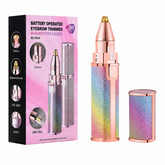 2-in-1 USB Rechargeable Eyebrow Trimmer & Facial Hair Remover for Women