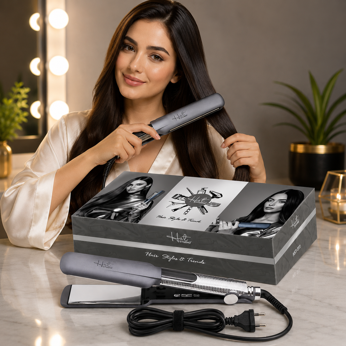 HST Gray Hair Straightener