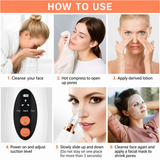 Multi-Functional Blackhead Remover Vacuum – USB Rechargeable Pore Vacuum Cleaner with 6 Suction Levels