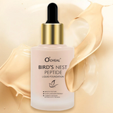 O'Cheal Bird's Nest Peptide Liquid Foundation Full Coverage Hydrating Makeup