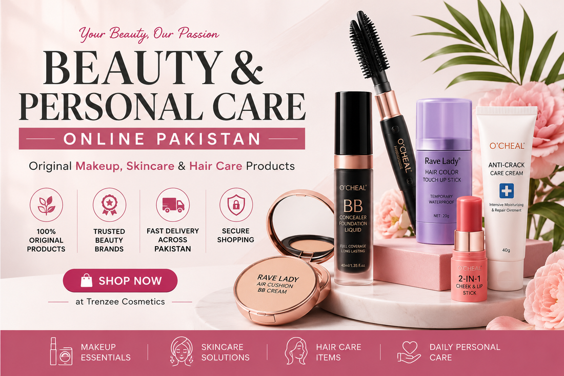 Beauty & Personal Care Products Online Pakistan – Original Makeup, Skincare and Hair Care Collection by Trenzee Cosmetics
