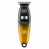 Kemei KM-1742 Professional Hair Trimmer | Cordless USB Rechargeable Beard & Hair Clipper with LED Display