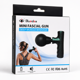 Mini Fascial Gun Deep Muscle Massage Gun Portable Handheld Muscle Recovery Massager Quiet & Rechargeable