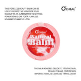 O'CHEAL Natural Balm Soft-Focus Setting Powder – Oil Control Compact Powder 8g