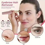 Flawless Brows Electric Eyebrow Trimmer – 18K Gold Plated Precision Hair Remover