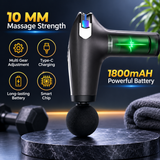 Professional Fascia Gun Pro Deep Tissue Massage Gun – 4 Massage Heads, 18 Speed Levels, Quiet Rechargeable Muscle Massager for Neck, Back, Shoulders & Legs