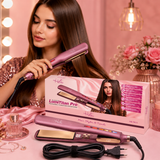 Professional Pink Hair Straightener for Women | Ceramic Hair Styling & Smoothing Iron