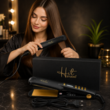 Professional Black Hst Hair Straightener for Women | Ceramic Hair Styling & Smoothing Iron