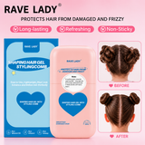 Rave Lady Shaping Hair Gel with Comb | Anti-Frizz Hair Styling Gel Stick