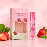 P.TWO.P Moisturizing Lip Oil Set – Fruit Flavored Hydrating Lip Gloss Trio