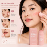 O'CHEAL Multi-Effect Cheek & Lip Stick – 2-in-1 Cream Blush & Lip Color