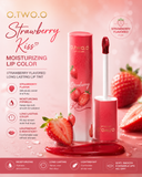 O.TWO.O Strawberry Kiss Moisturizing Lip Color – Strawberry Flavored Long Lasting Lip Tint