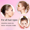 Rave Lady Shaping Hair Gel with Comb | Anti-Frizz Hair Styling Gel Stick