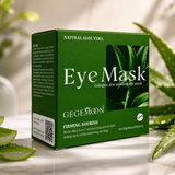 GEGEMOON Natural Aloe Vera Eye Mask – Collagen Soothing & Firming Under Eye Patches