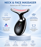 MGE-009 Neck & Face Beauty Massager – LED Heating Skin Tightening Device