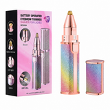 2-in-1 USB Rechargeable Eyebrow Trimmer & Facial Hair Remover for Women