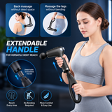 Professional Fascia Gun Pro Deep Tissue Massage Gun – 4 Massage Heads, 18 Speed Levels, Quiet Rechargeable Muscle Massager for Neck, Back, Shoulders & Legs