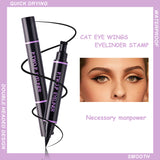 P.TWO.P Cat Eye Seal Eyeliner Pen Waterproof Long Lasting Precision Liquid Eyeliner