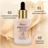 O'Cheal Bird's Nest Peptide Liquid Foundation Full Coverage Hydrating Makeup