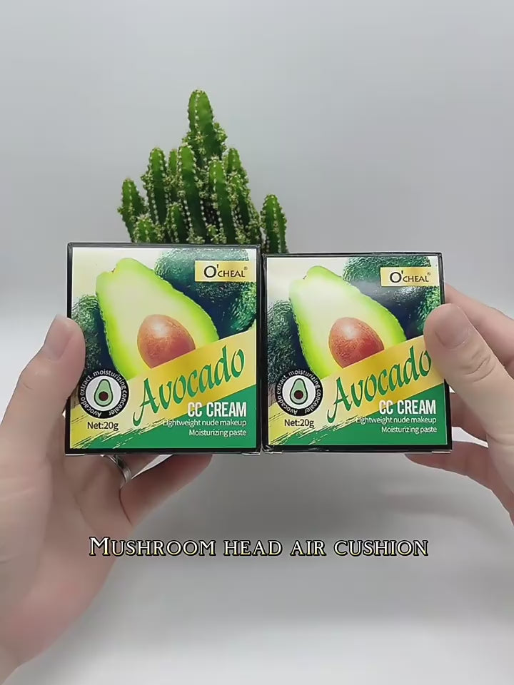 O'CHEAL Avocado CC Cream – Moisturizing Lightweight Full Coverage CC Cream
