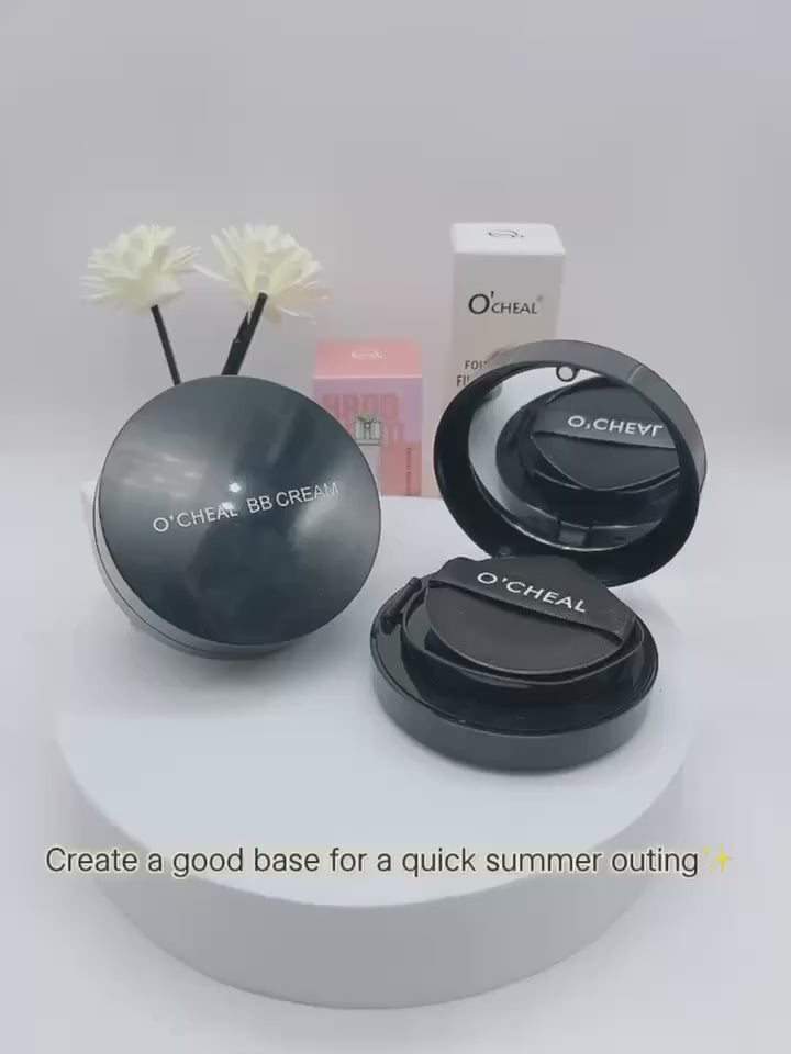 O'CHEAL Face Concealer Air Cushion Cream – Full Coverage Flawless Cushion Foundation